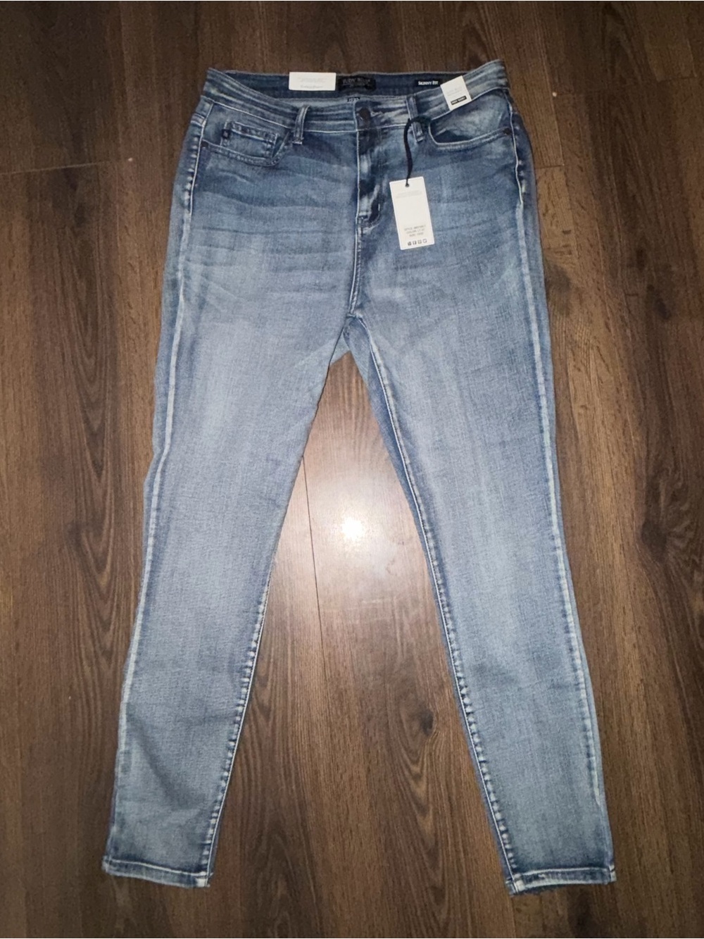 Judy Blue High Rise Skinny Jeans Dark Blue Women's 15/32